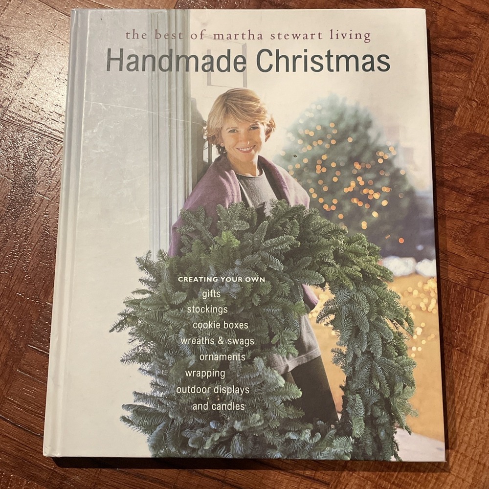 Handmade Christmas Martha Stewart Book Hardcover Holidays 1995